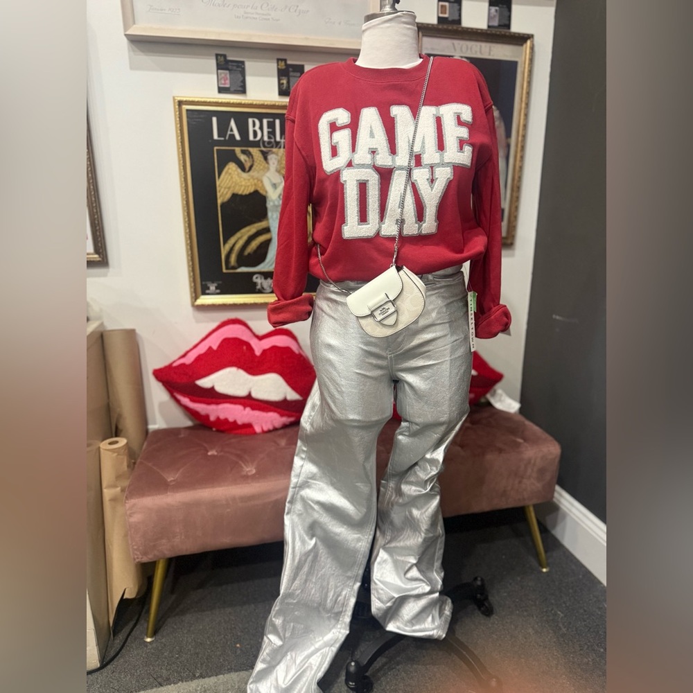 Kohl's Red 'Game Day' Sweater